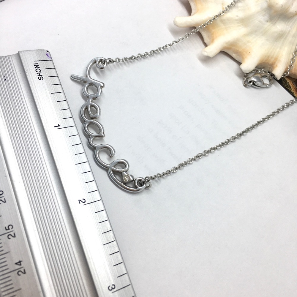 Brighton Love Child Peace Silver Lovely Necklace View 3